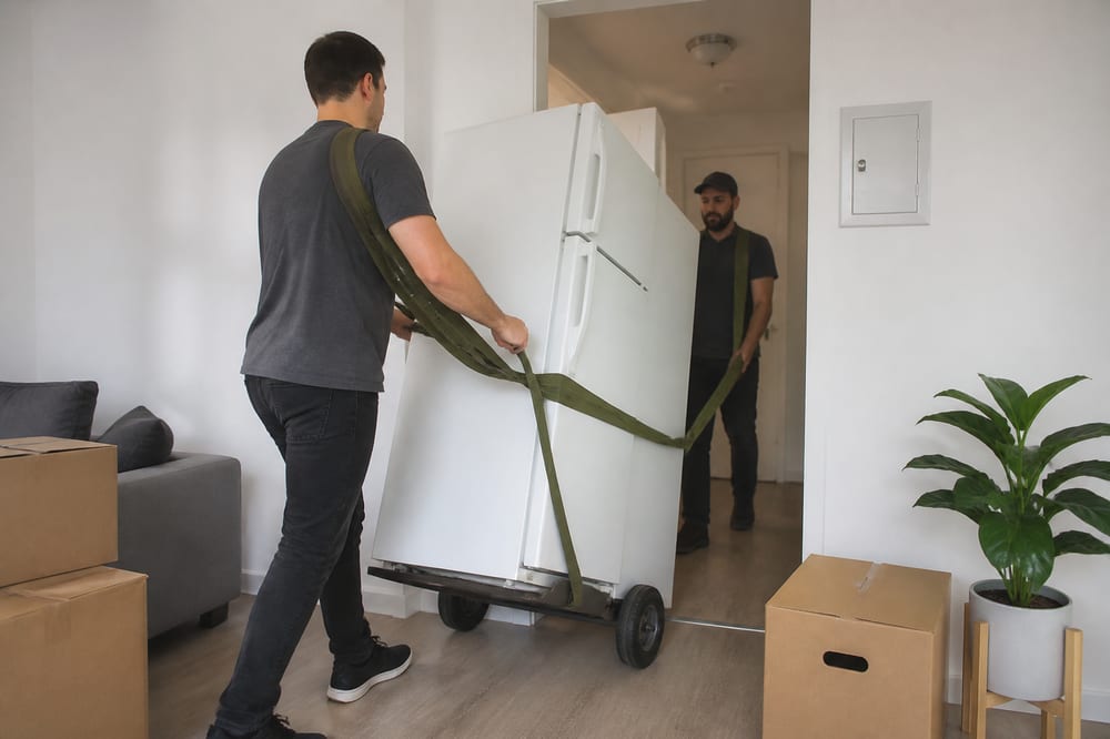 déménager un frigo