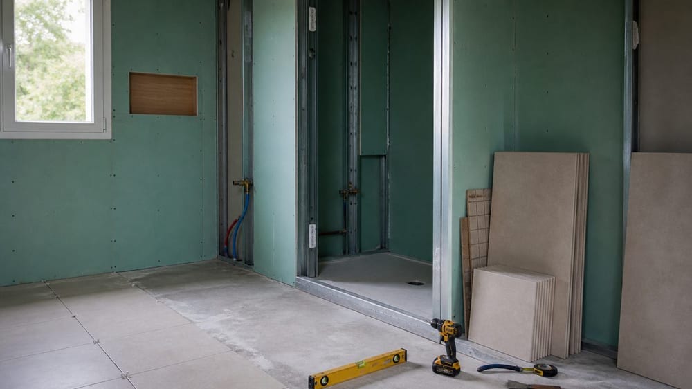 Placo dans salle de bain : choisir la bonne plaque et réussir la pose