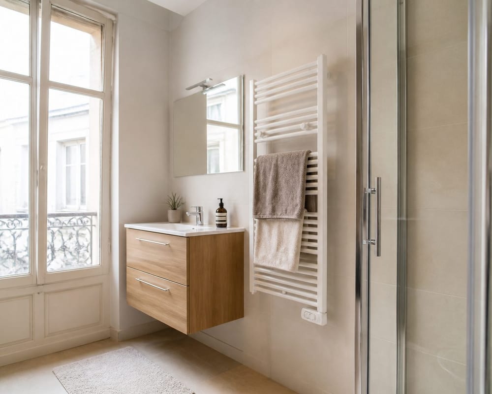 Radiateur sèche serviette : choisir le bon modèle pour une salle de bain confortable