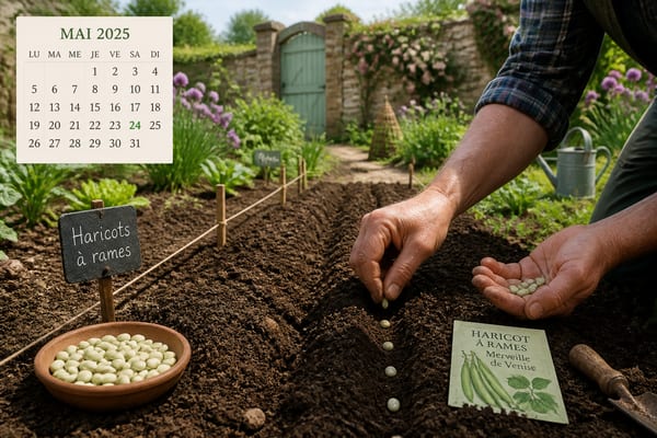 quand semer les haricots verts en 2025